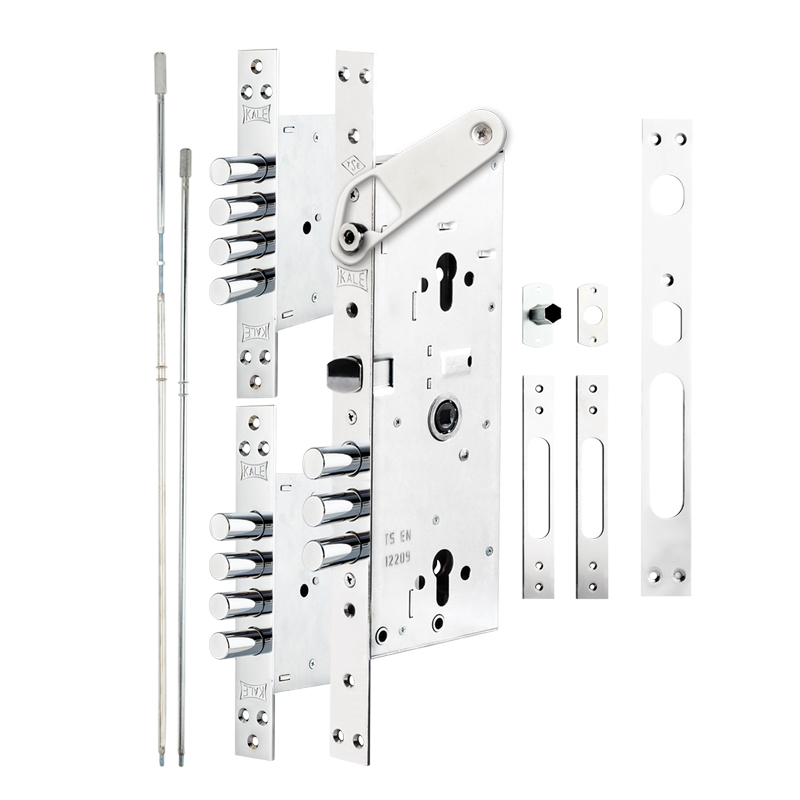 Multi-Point-Central Locking System For Steel Doors
