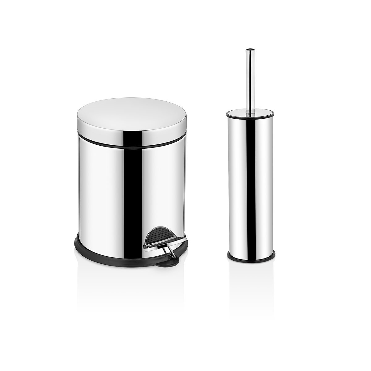 DUSTBIN PEDAL 3 LT WITH WC BRUSH | 603107