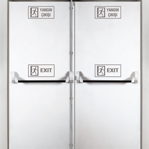 Grey Emergency Exit Door 1
