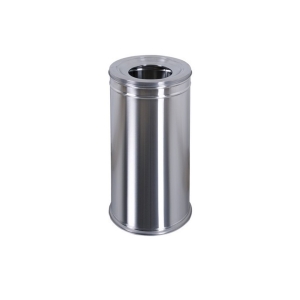 STAINLESS STEEL WASTE BIN WITH CIRCLE LID 30X50 CM | 603128