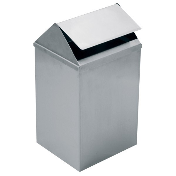 SWING LID STAINLESS DUSTBIN 45LT | 603125