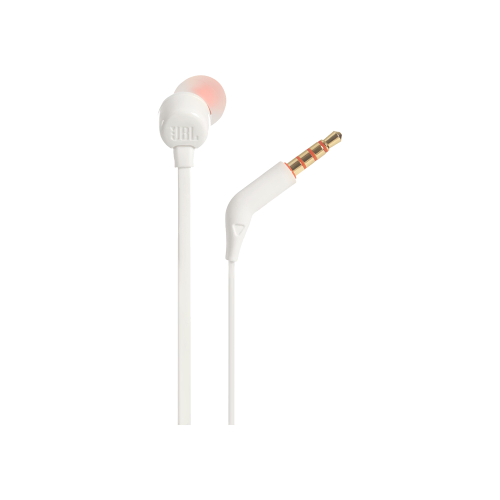 JBL T160 Wired Earbuds White Earphones