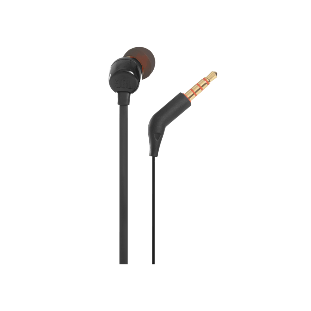 JBL T160 Wired Earbuds Black Earphones