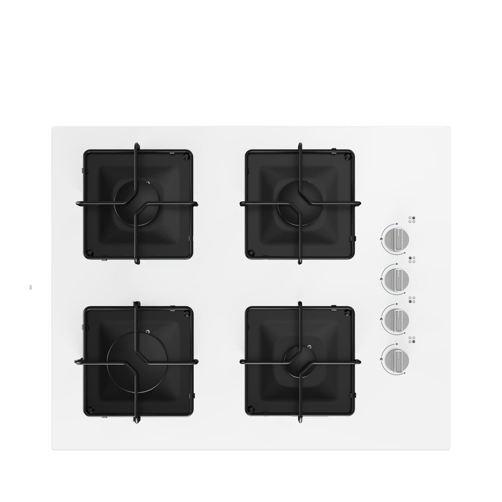 OCD K 651 EB Gas Glass Top Gas Cooker