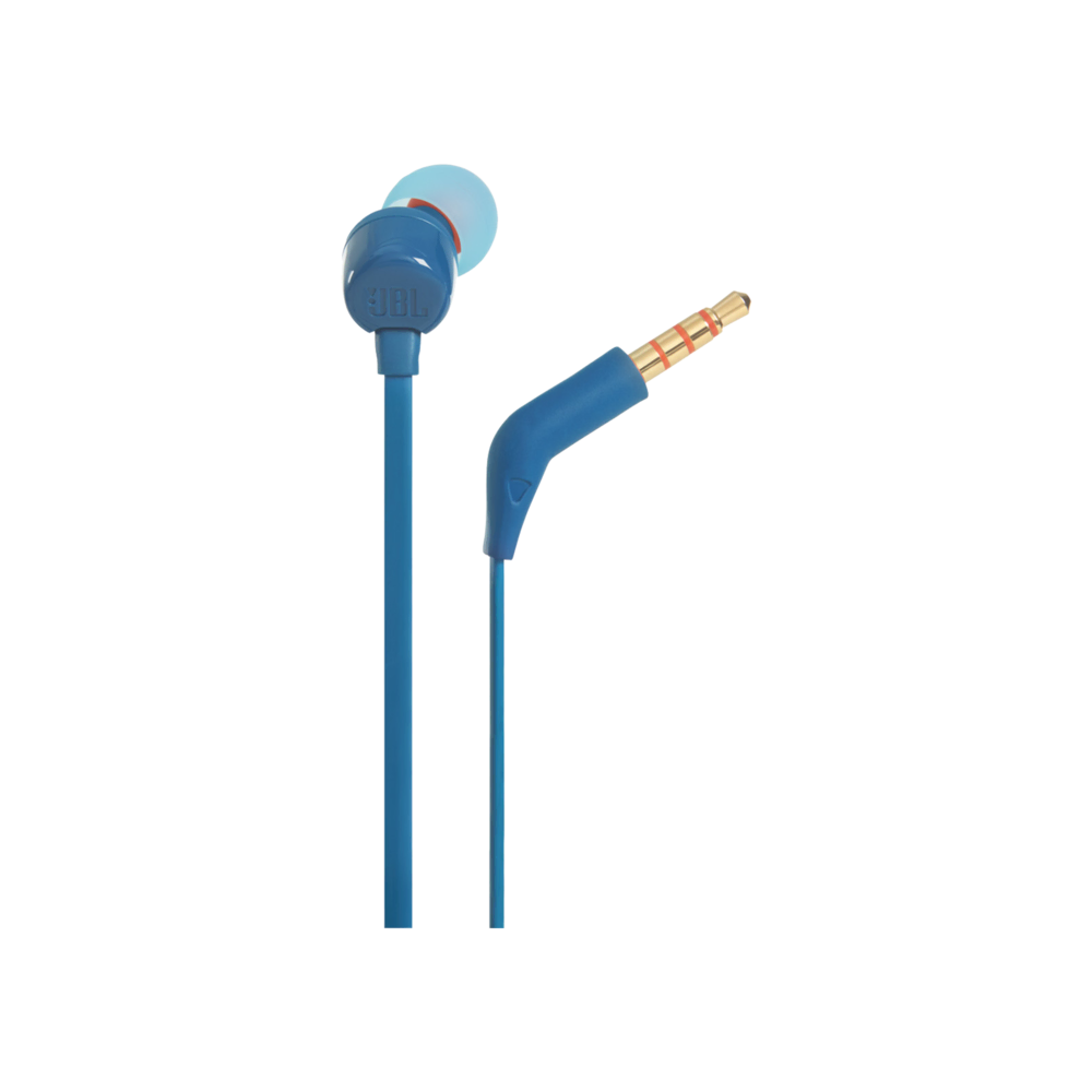 JBL T160 Wired Earbuds Blue Earphones
