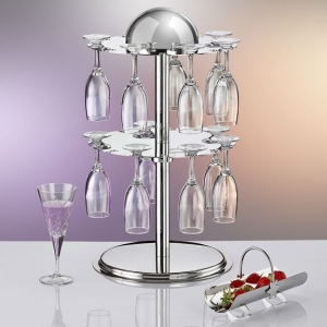 Rotating Glass Stand