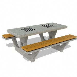 Concrete Table Picnic and Game Mbe-759
