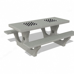 Concrete Table Picnic and Game Mbe-760