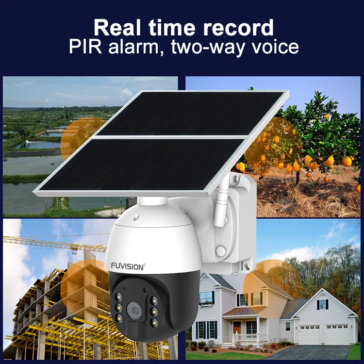 2MP 7/24 RECORDING Solar PTZ 4G SIM Card Camera AV-S424 - Image 9