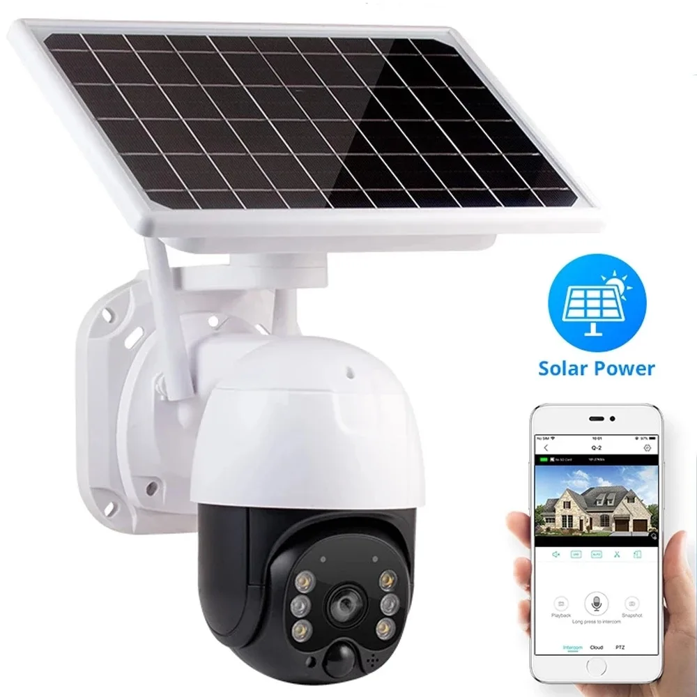 2 MP Solar System 4G SIM Card Speed ​​Dome PTZ Camera AV-M01