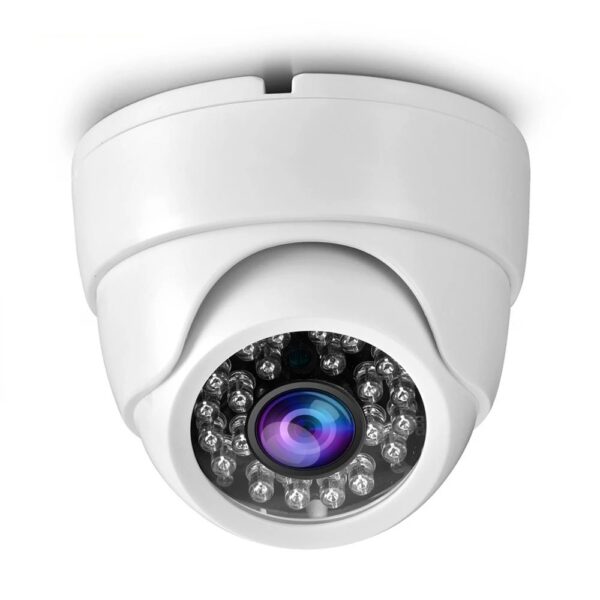 4 MP 3.6mm Lens White Dome AHD Camera AV-DF418AHD