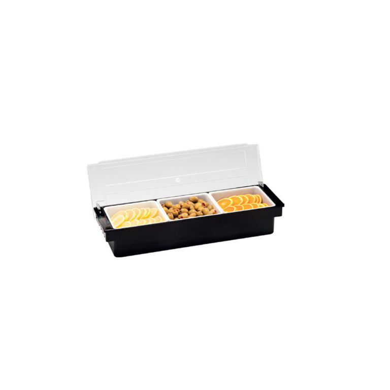3-PIECE POLYCARBONATE LID BAR CONTAINERNeutral