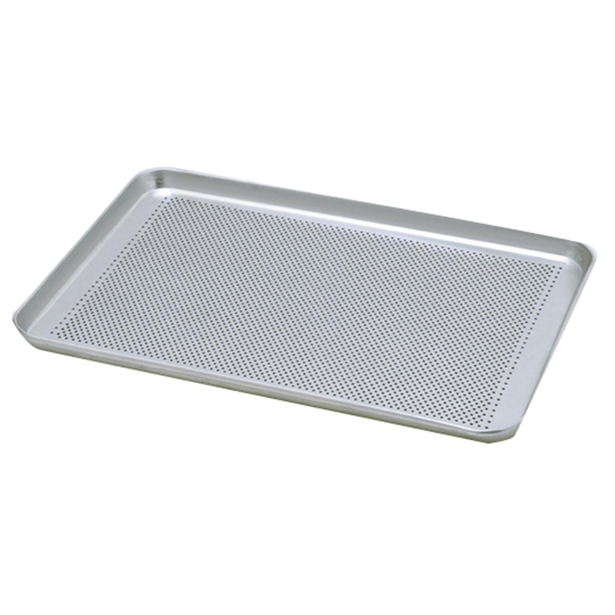 Perforated pan 40*60 cm press printing aluminum 1.5 mm, uncoated