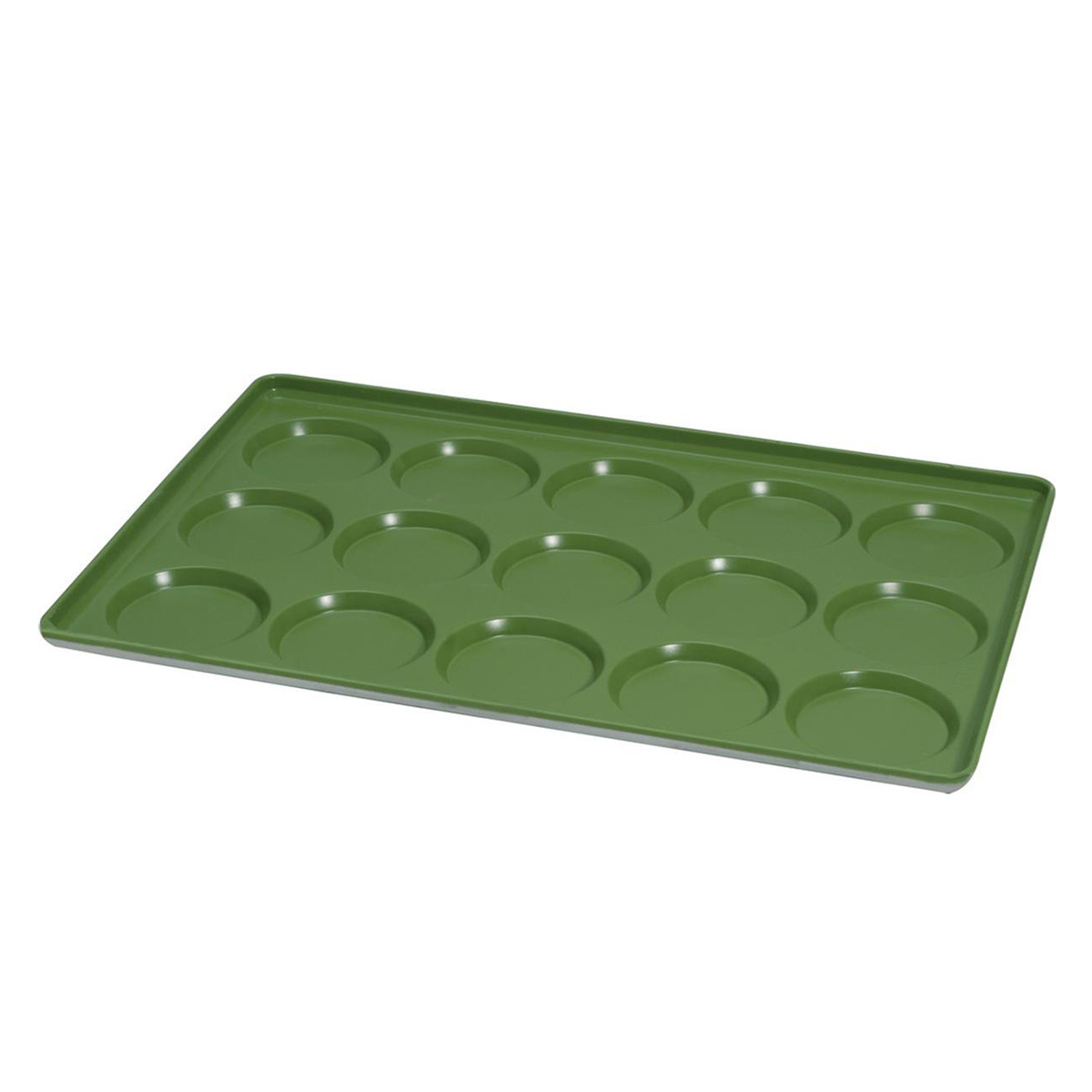 Aluminum hamburger pan 59*80 cm Mesh diameter 12.5 cm