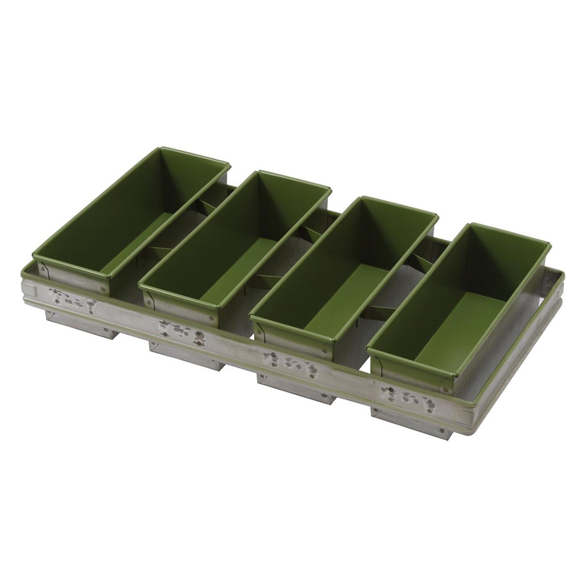 Toast Pan 9X9X28 cm 5 pcs non-stick with lid