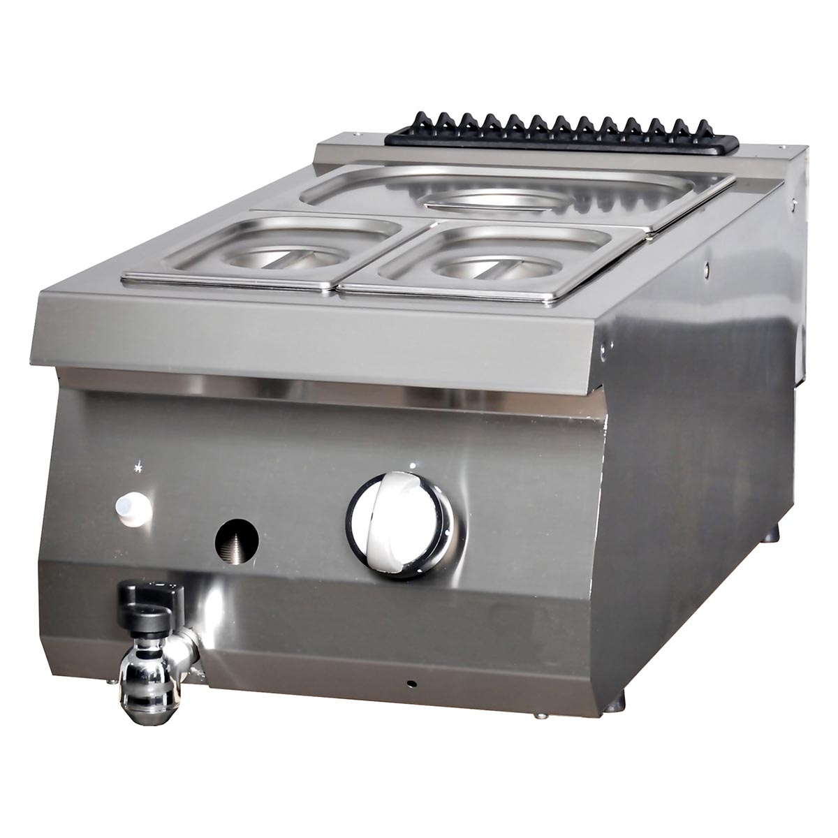 Bain Marie Counter Top 700 Series Gas 40x70x30-Gn Containers Excluded Gaseous