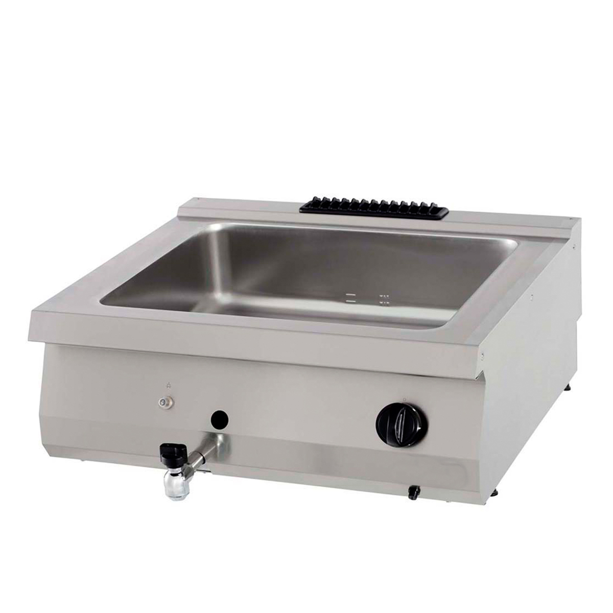 Bain Marie Counter Top 700 Series Gas 80x70x30-Gn Containers Excluded Gaseous