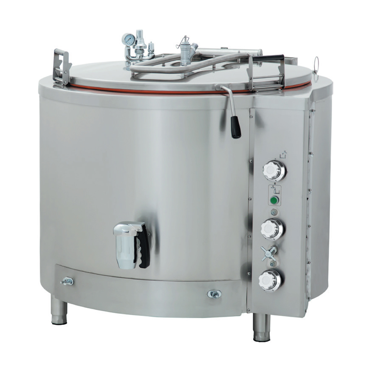 Boiling Pot Indirect Gas 300 Lt.-Fixed ModelGaseous