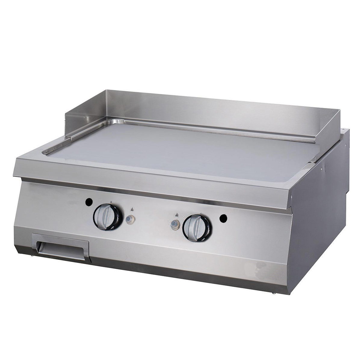 Grill Plate Counter Top 700 Series Gas Flat 80x70x30-Hard Chrome Coated Gaseous