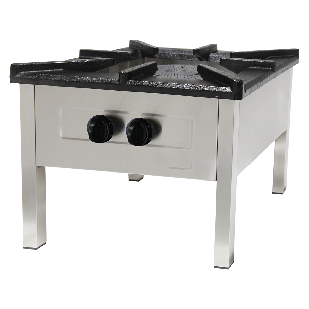 Floor Stove Gas Double Burner 70x70x50Gaseous