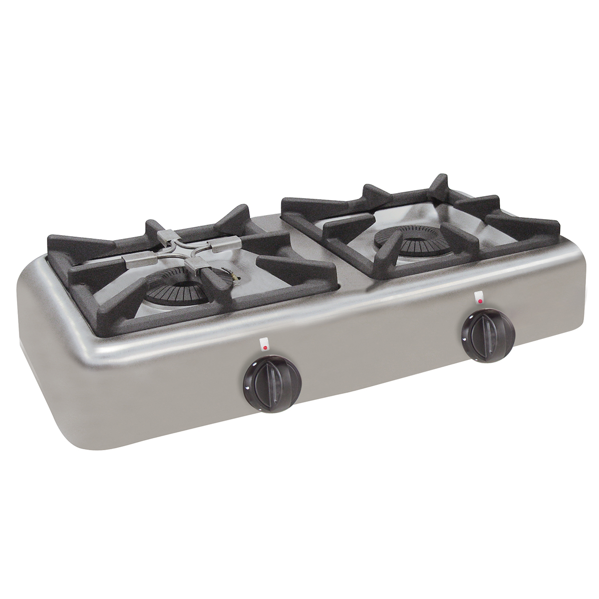 Gas Stove Double Compact Series 75x40Gaseous