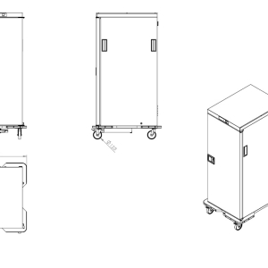 Banquet Trolley 2-1 20 Trays Humidity Controlled