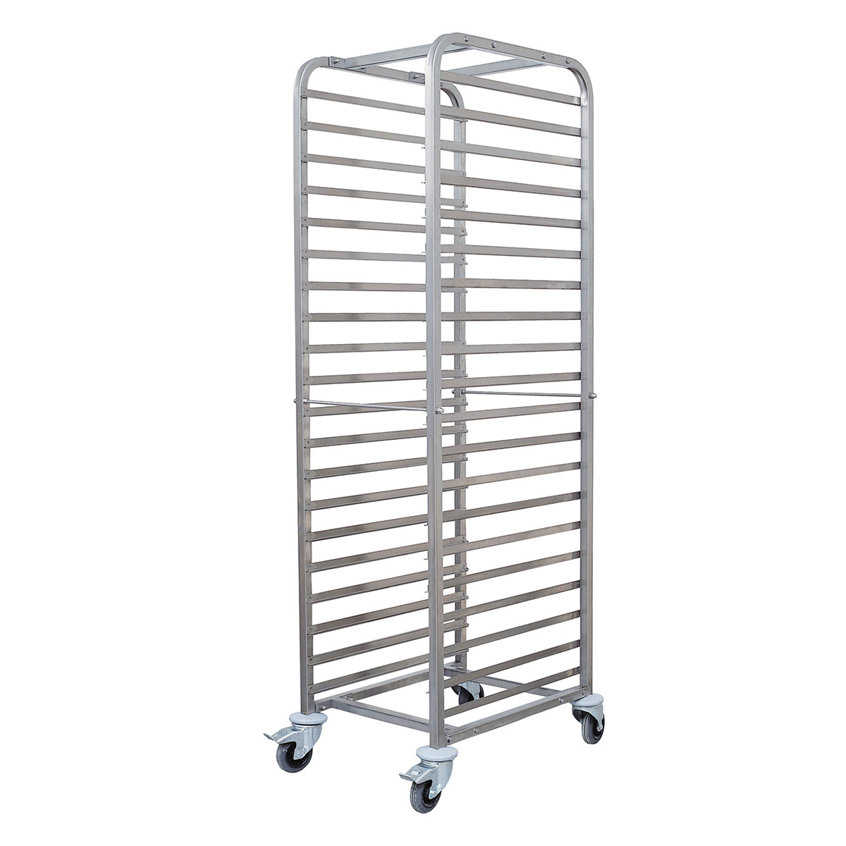 Tray Carrying Trolley 2/1 Gn 17 Shelves Mounted