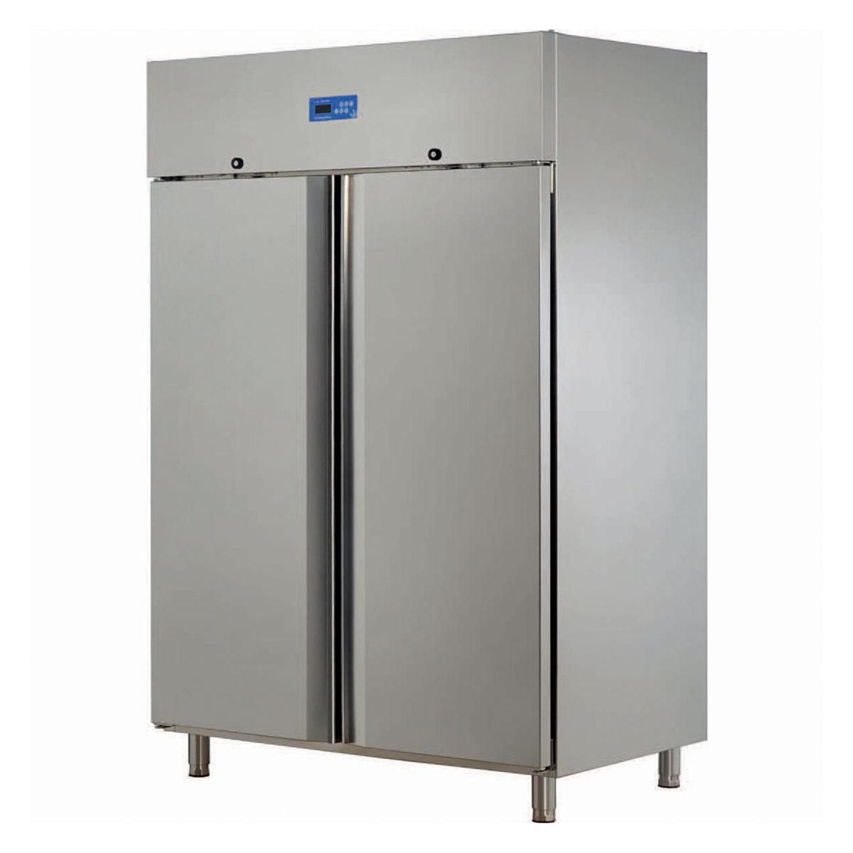 Double Inox Door Upright Type Deep FreezerElectric