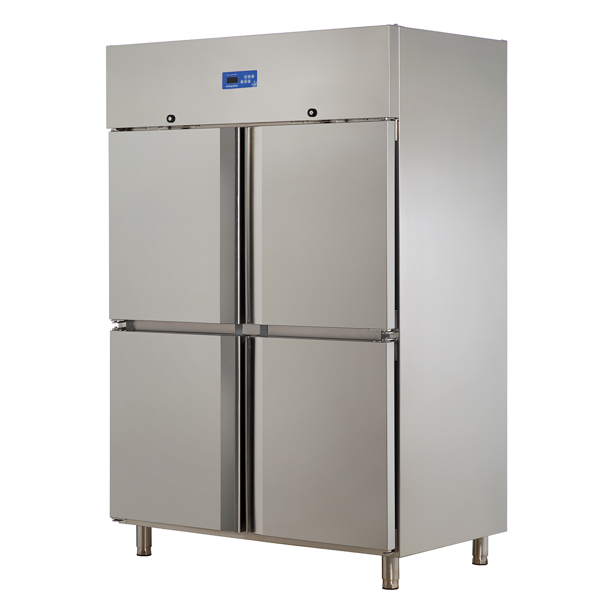 4 Half Inox Door Upright Type Deep FreezerElectric