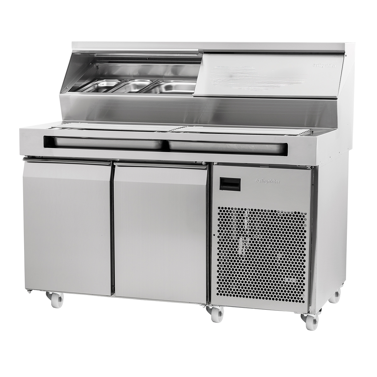 Make Up Pizza Preparation Cabinet 142X80 Special Pizza Front WiredElectric