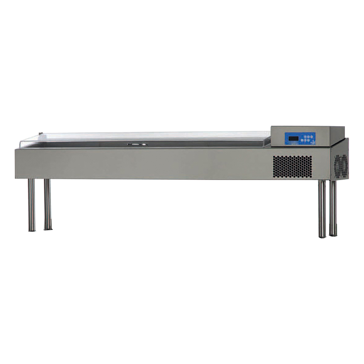 Pizza Preparation Unit with High Plexiglass CoverElectric
