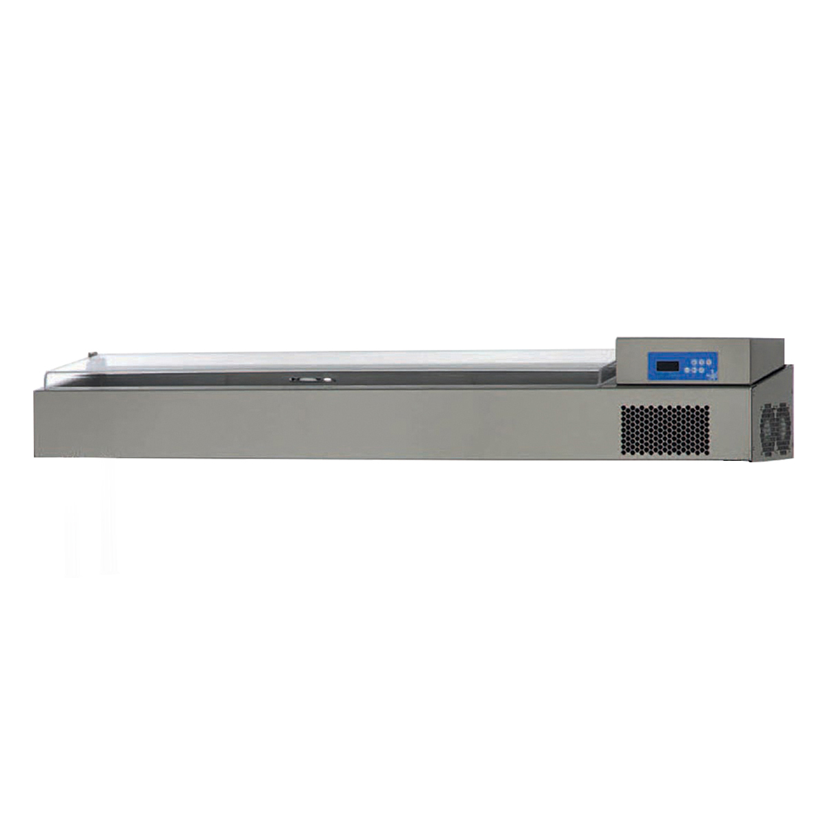 Low Plexiglass Covered Pizza Preparation UnitElectric