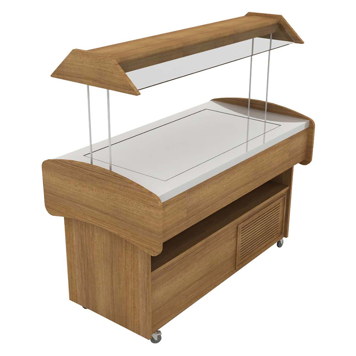 Cold Saladbar Flat Base Electric