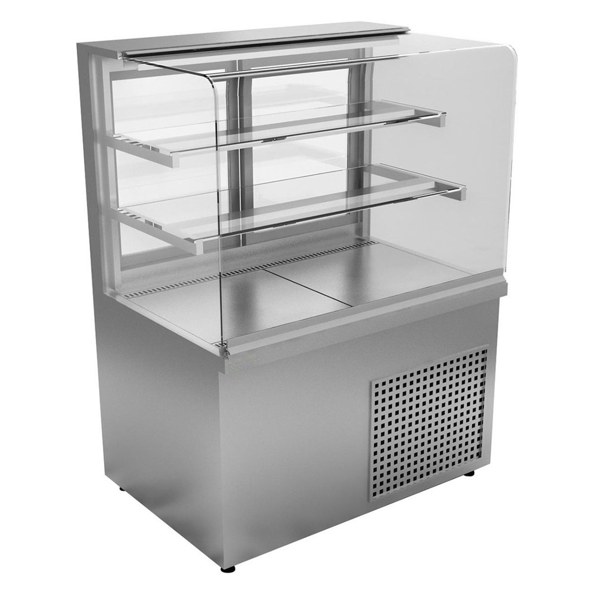 Cold Flat Glass Display Cabinet Electric