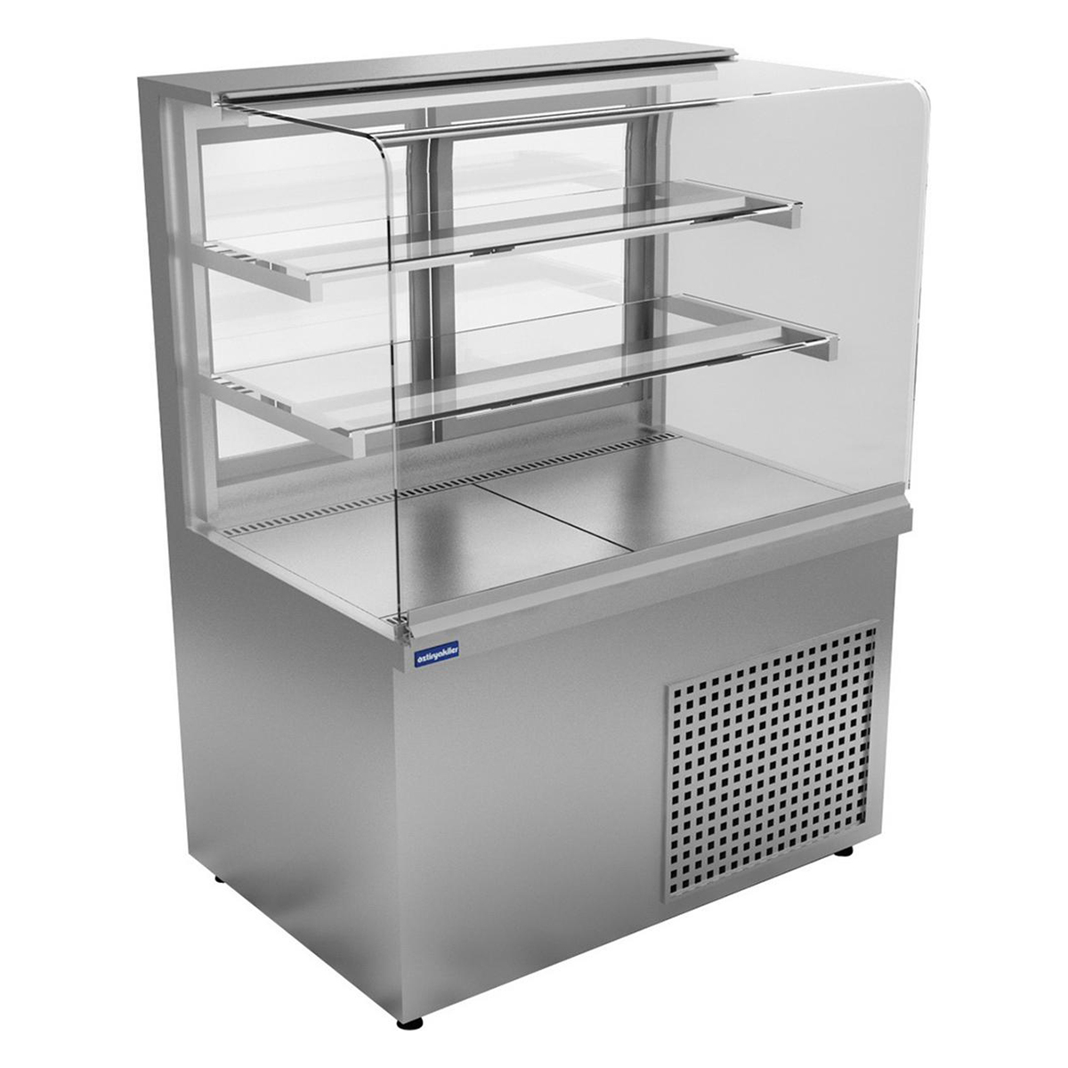Hot Flat Glass Display CabinetElectric