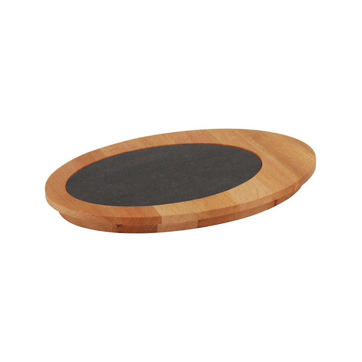 Cast Oval Presentation Plate Neutral