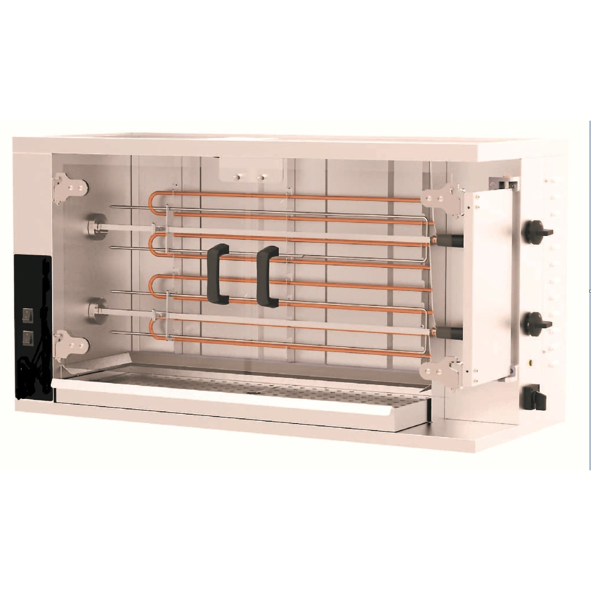 Chicken Rotisserie Machine 2 Skewers 8-10 Chicken Capacity ElectricElectric