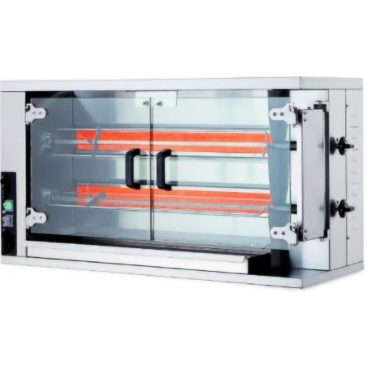 Chicken Rotisserie Machine 2 Skewers 8-10 Chicken Capacity GasGaseous