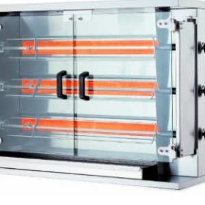 Chicken Rotisserie Machine 3 Skewers 12-15 Chicken Capacity GasGaseous