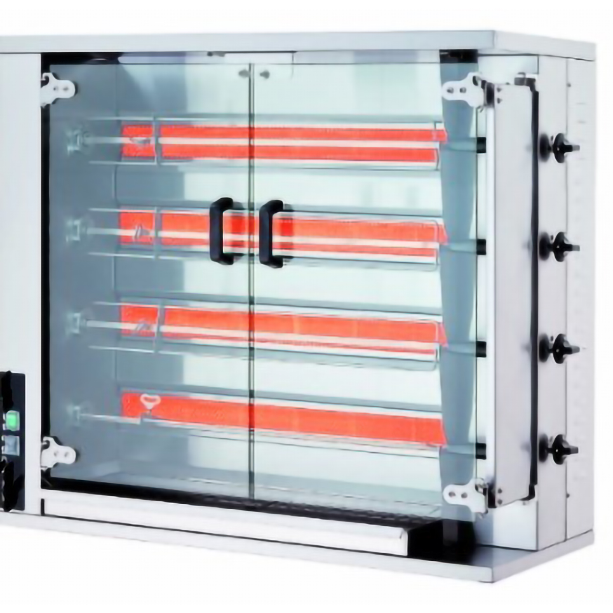 Chicken Rotisserie Machine 4 Skewers 16-20 Chicken Capacity GasGaseous