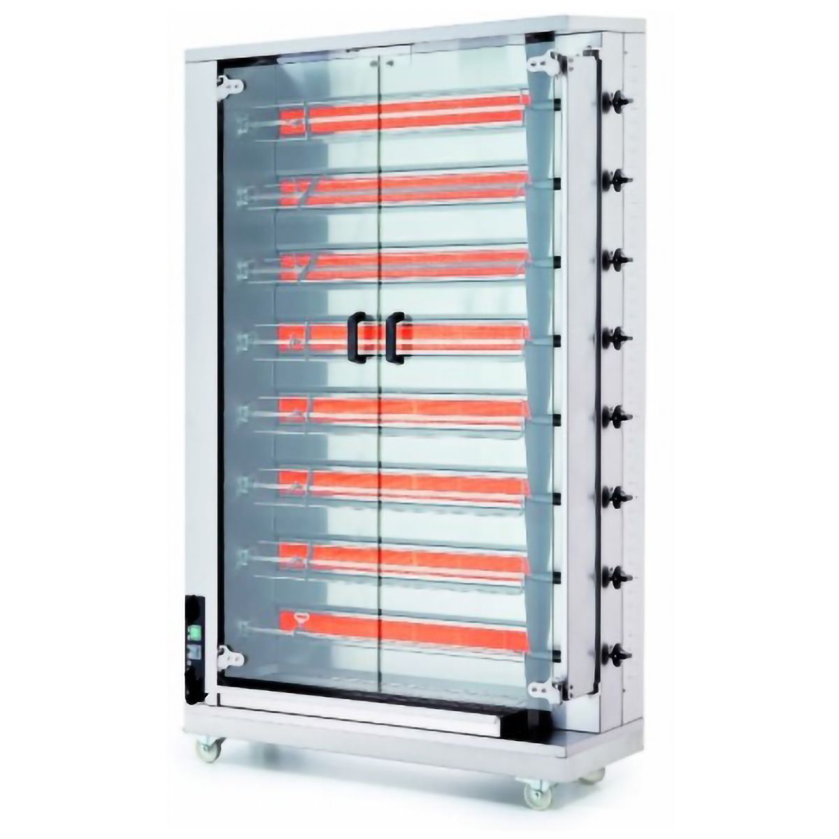 Chicken Rotisserie Machine 8 Skewers 32-40 Chicken Capacity GasGaseous