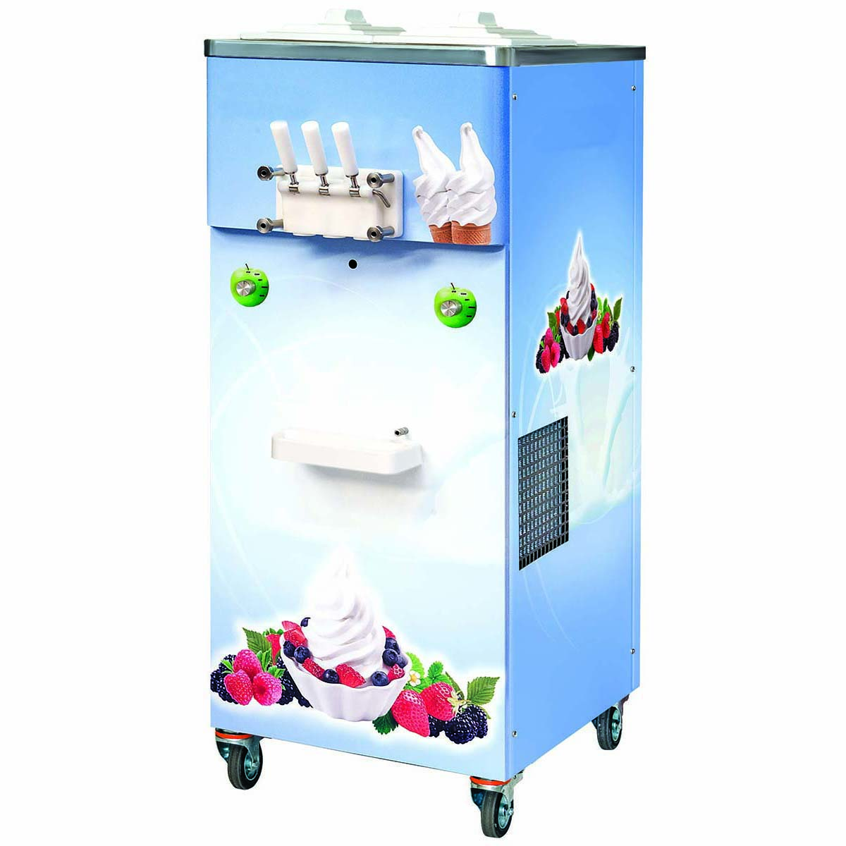 Ice Cream Machine Three Arm Pasteurizer Pump Mixer 2x11 Lt Electric