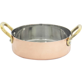 Egg Pan Copper Outside Stainless Steel Inside 16 cm