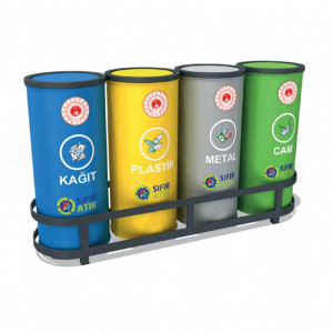 Recycle Bins Mak-620b 4 Units