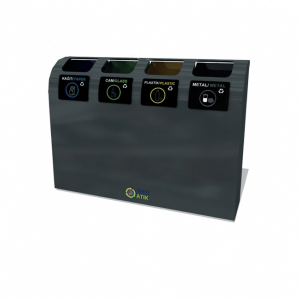 Recycle Bins Mak-643b 4 Units With Bin