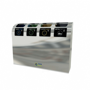 Recycle Bins Mak-643a 4 Units With Plastic Bag