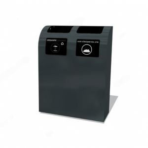 Recycle Bins Mak-643b 2 Units With Plastic Bag