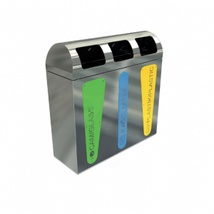 Recycle Bins Mak-680a-Three