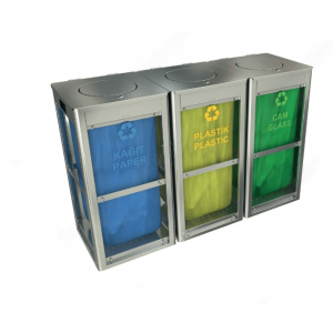 Recycle Bins Mak-685a-Three