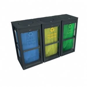 Recycle Bins Mak-685b-Three